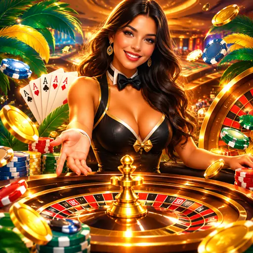 Mesa de cassino ao vivo no app, com roleta brasileira e chat do crupiê na tela do celular